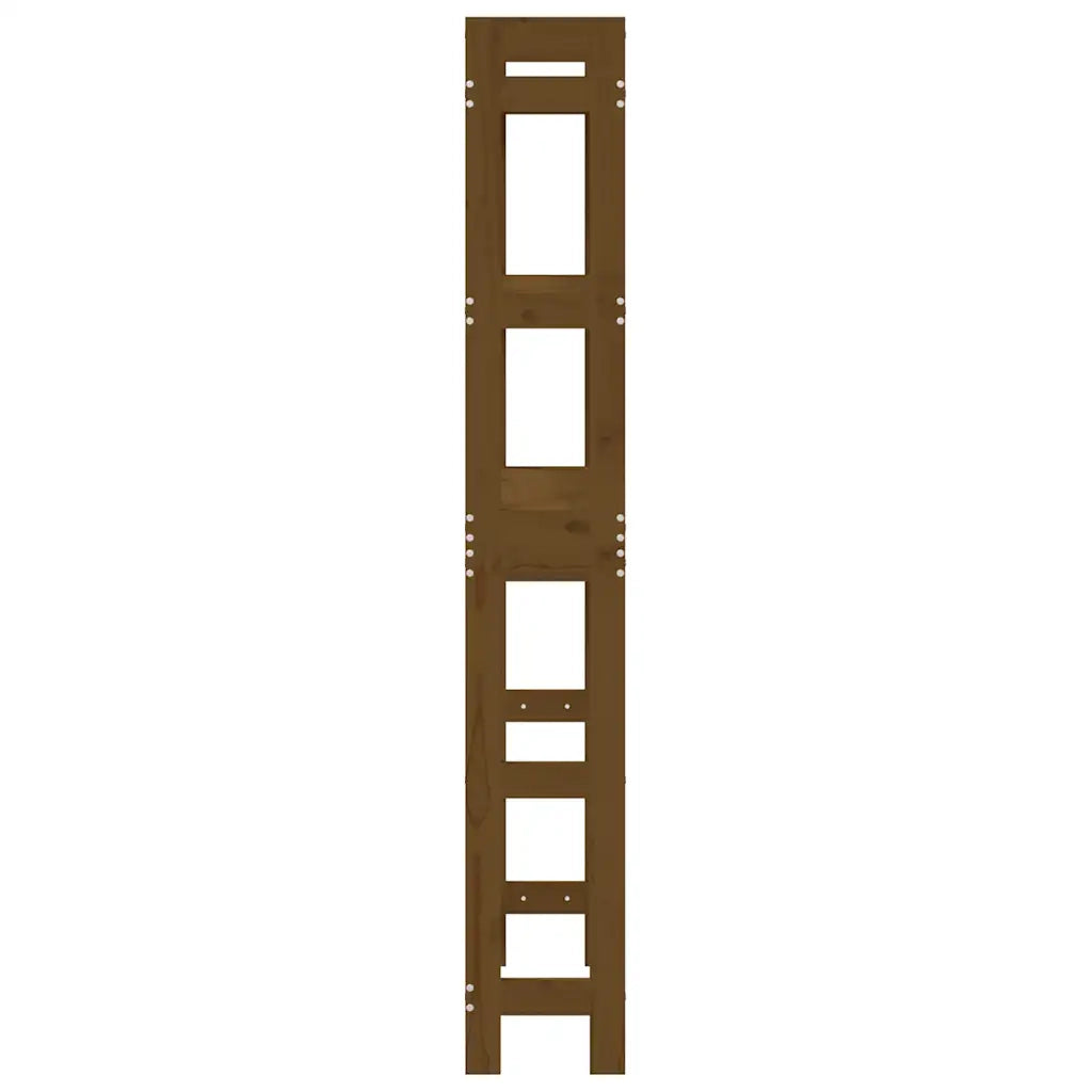 Rastrelliera da Bagno Ambra 63x26x171 cm Legno Massello Pino 824661