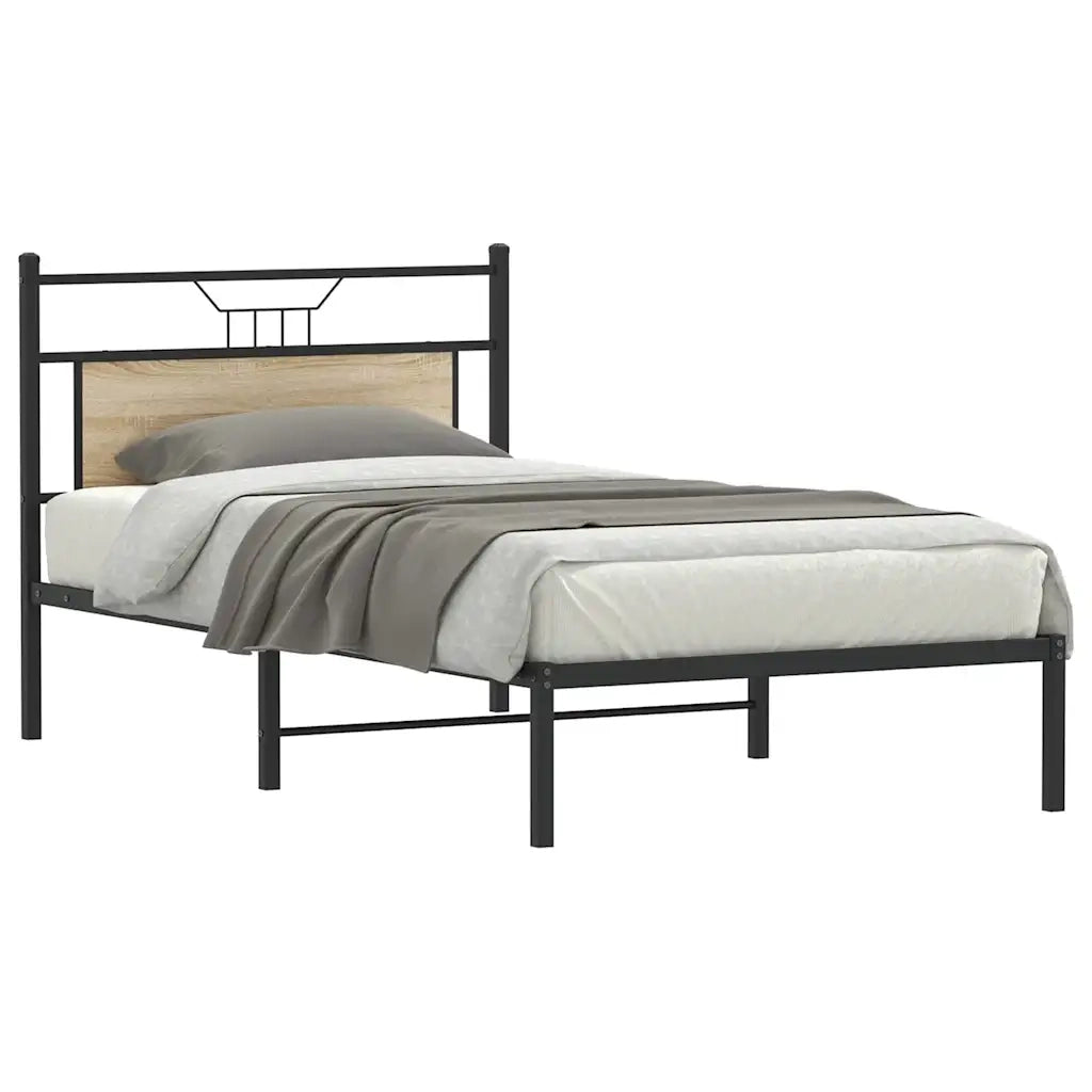 Giroletto senza Materasso Rovere Sonoma 107x203cm in Truciolato
