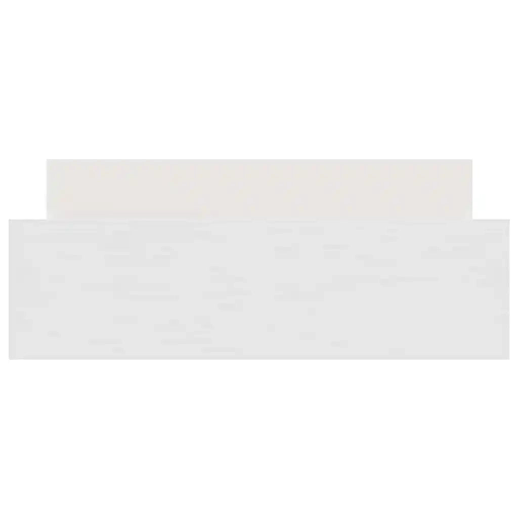 Giroletto con Testiera e Pediera Bianco 135x190 cm 3203789