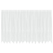Tenda in Pizzo con tende Bianco 140 x 400 cm Poliestere