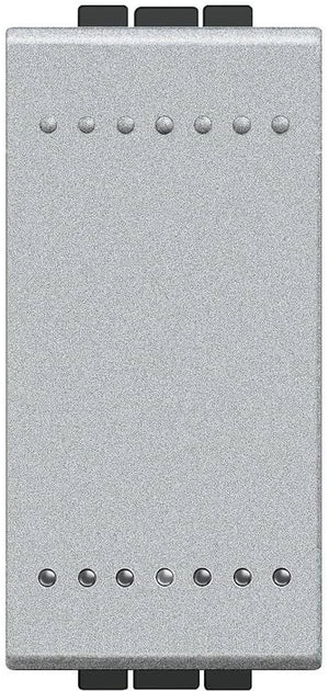 Interruttore legrand ticino serie tech nt4001 grigio argento