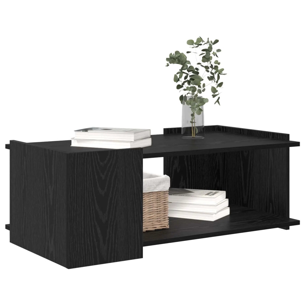 Tavolino da salotto Rovere Nero 90 x 50 x 33 cm