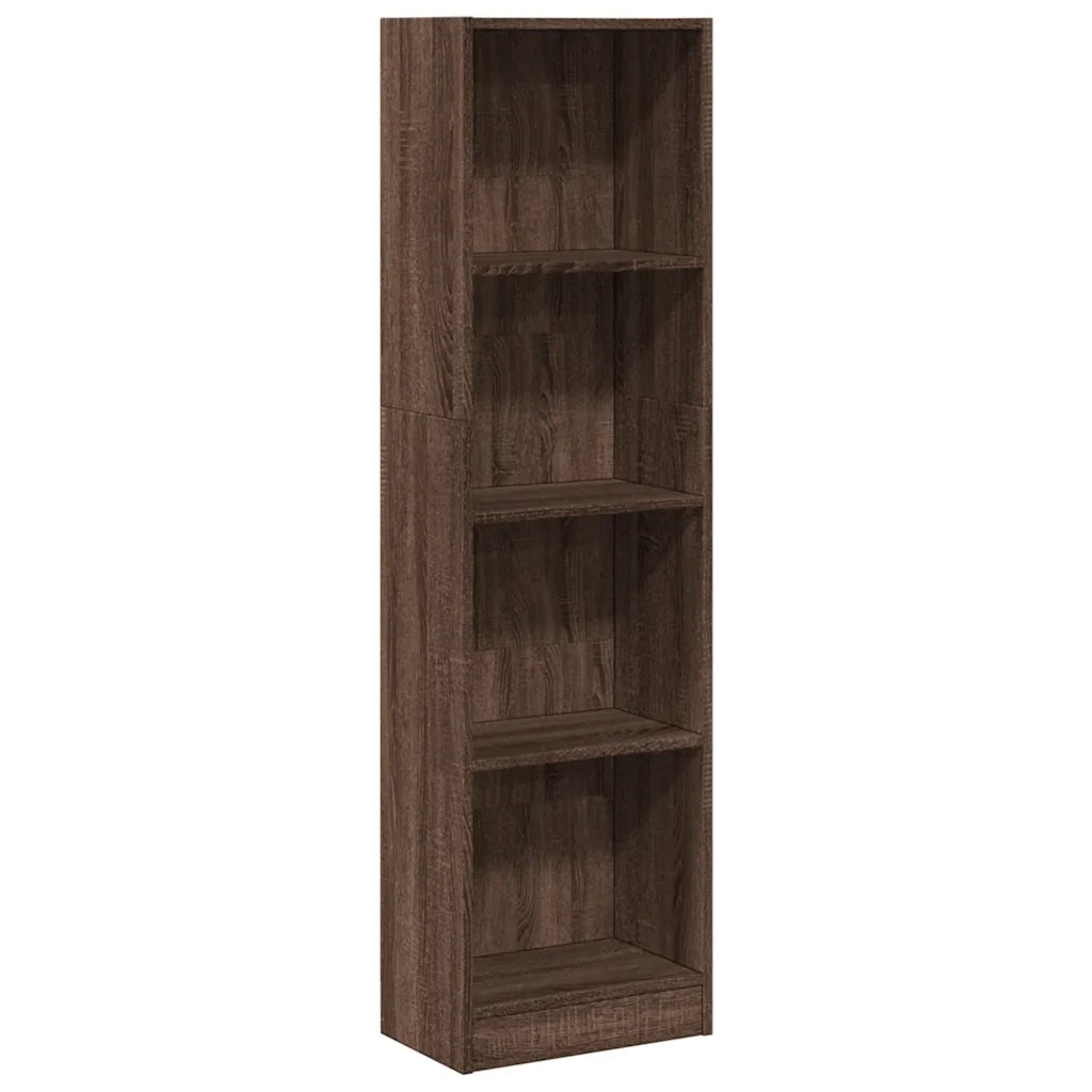 Libreria Rovere Marrone 40x24x143 cm in Legno Multistrato 857789