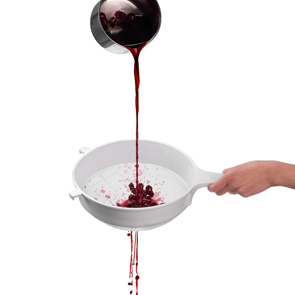 Colino a maglie fitte KADAX per farina, latte, zucchero a velo, da cucina, in plastica, 25 cm, 250 mm
