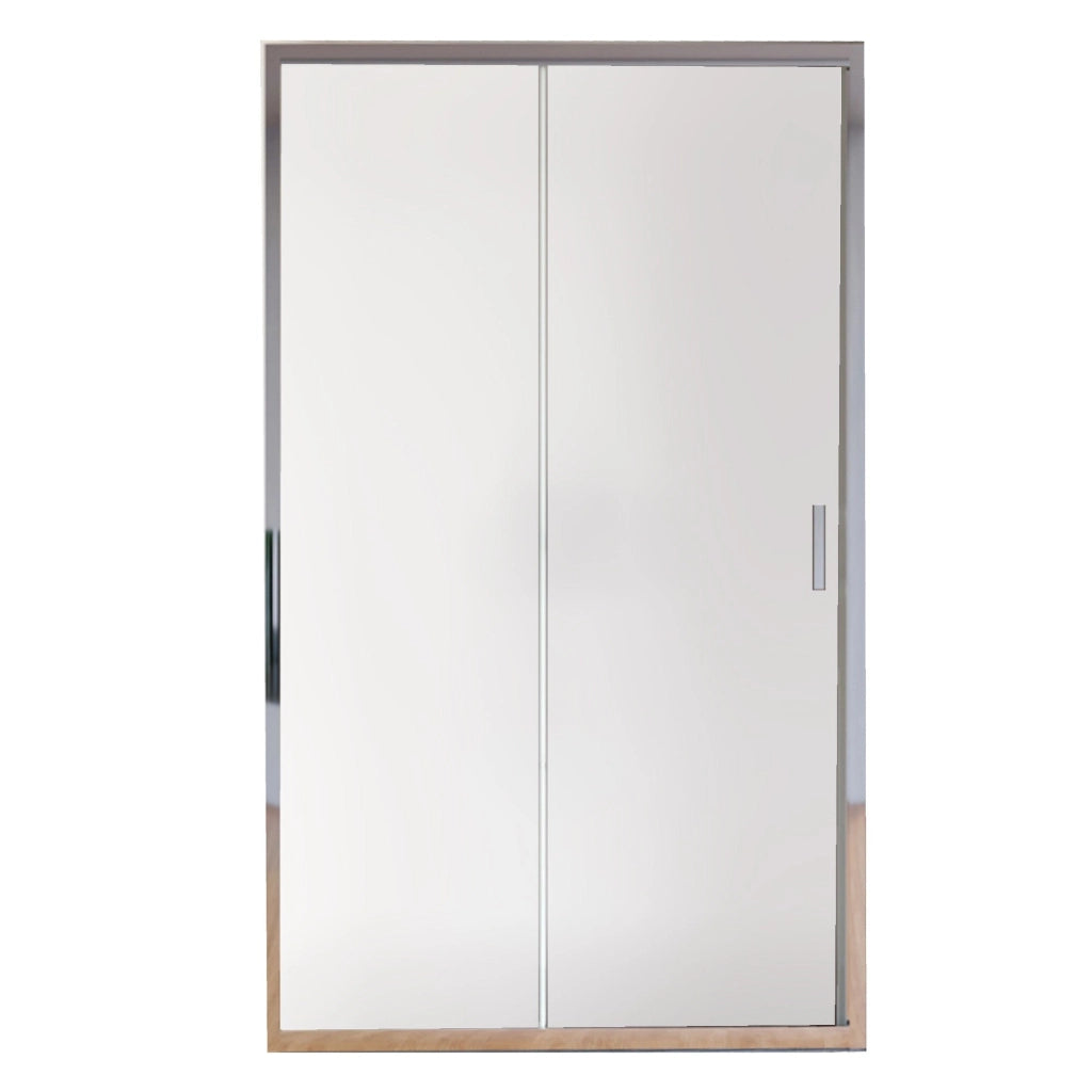 Porta Parete Doccia 140 cm 1 anta Scorrevole in Cristallo Opaco 6mm H195 Bonussi Tosca