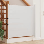 Cancelletto Retrattile per Animali Domestici Bianco 82,5x125 cmcod mxl 114975