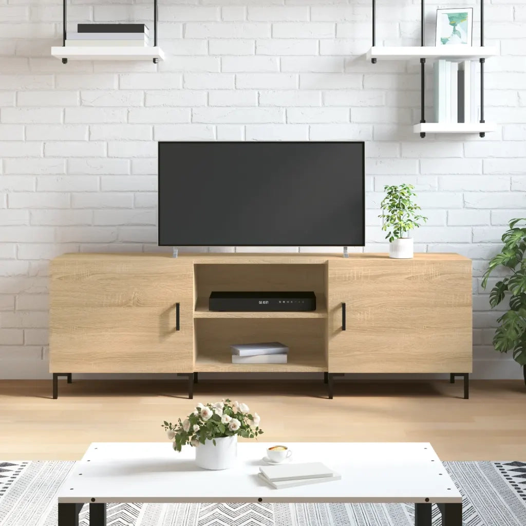 Mobile TV | Armadietto TV | Mobile Porta TV Rovere Sonoma 150x30x50 cm in Legno Multistrato