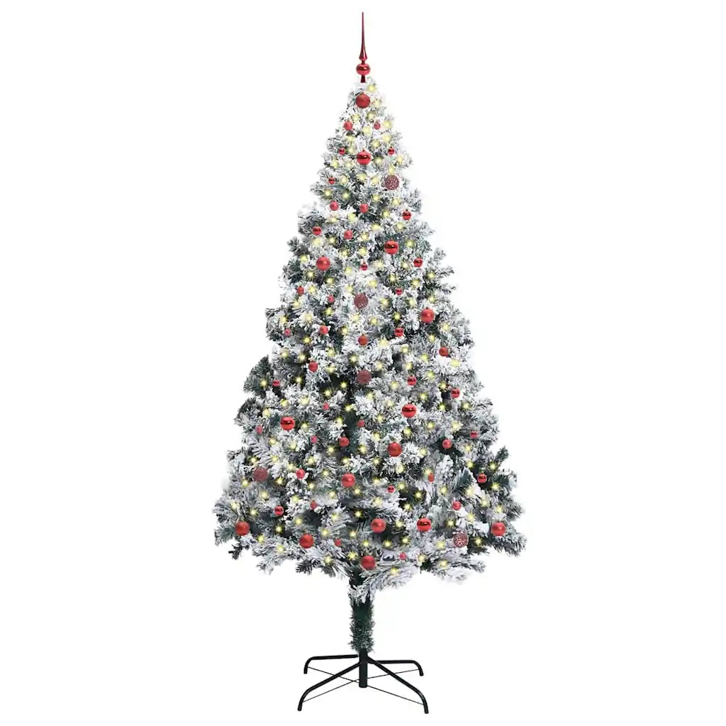 Albero di Natale artificiale con 300 LED Bianco 240 cm 3396980