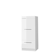 Vicco Set mobili bagno Bianco lucido 60 cm