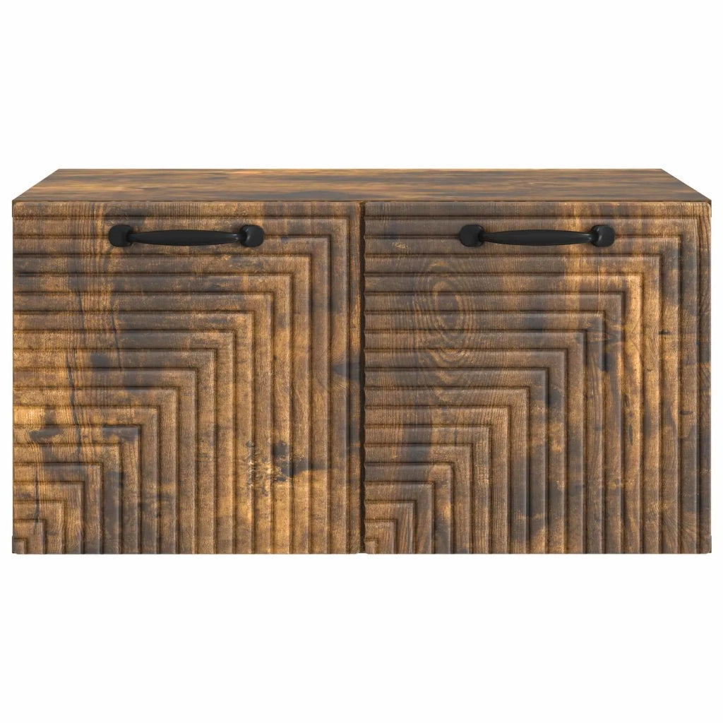 Mobile Porta TV da Muro Rovere Fumo 59,5 x 41 x 30 cm