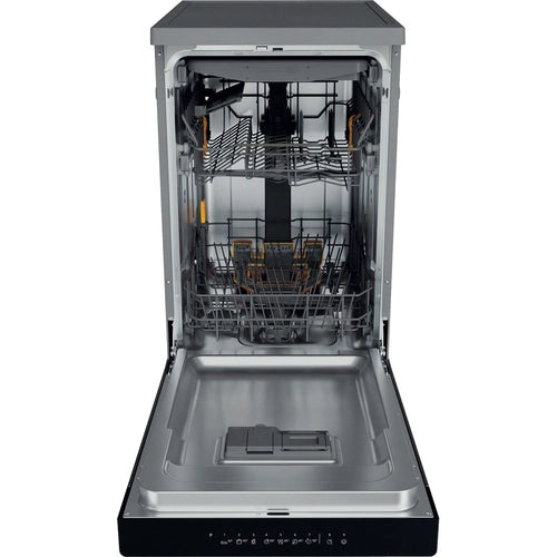 Whirlpool Lavastoviglie FS 45 cm classe D, 11 coperti, Terzo cesto, 6° senso, PowerCleanPro, Inox