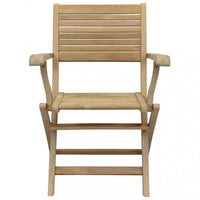 Sedia Mirage Pieghevole 42x60x85 h cm in Legno Marrone