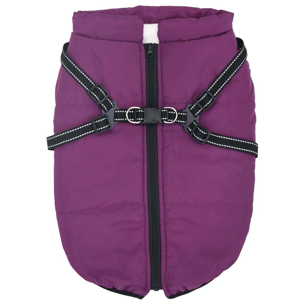 Cappotto per Cani Viola L48 Pile e Poliestere CFW9345021