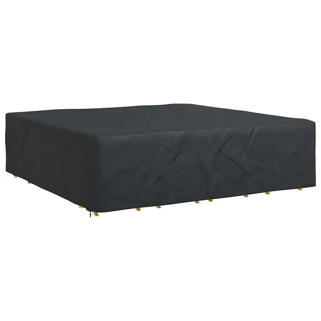 vidaXL Copertura per mobili da esterno Nero 260 x 260 x 90 cm 210D