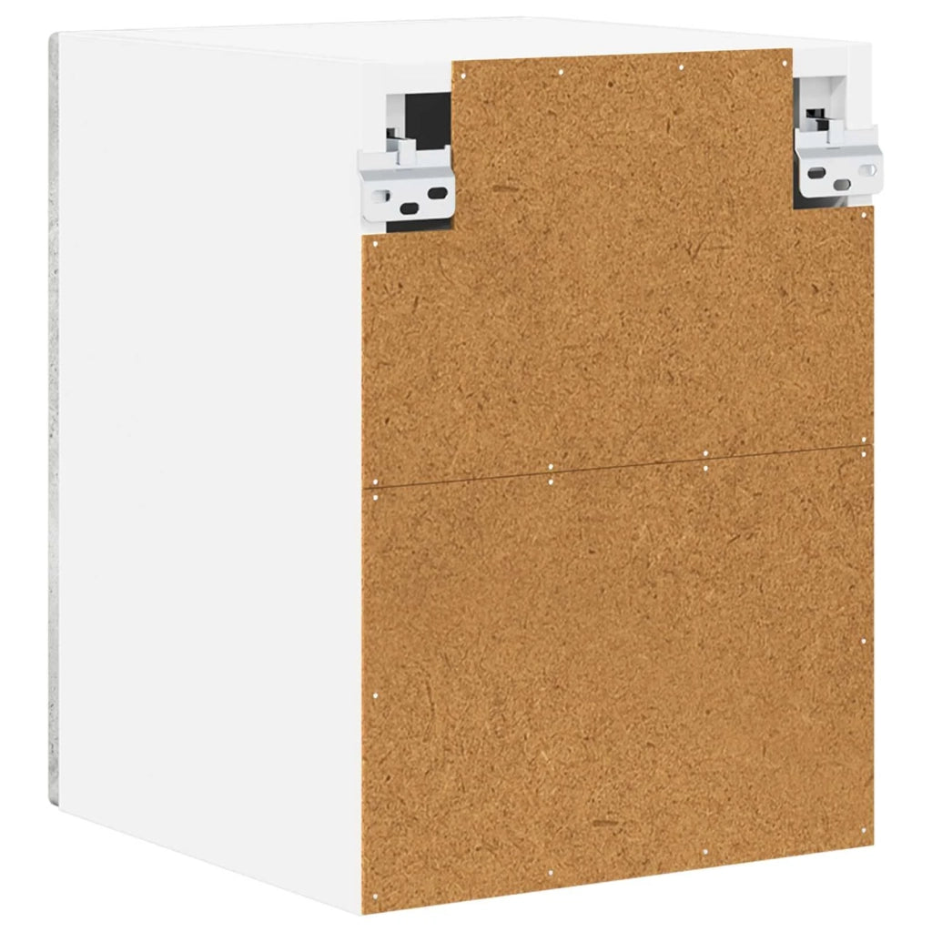 Armadietto a muro LUCCA 2 pcs Grigio Cemento 30 x 31 x 40 cm 884861