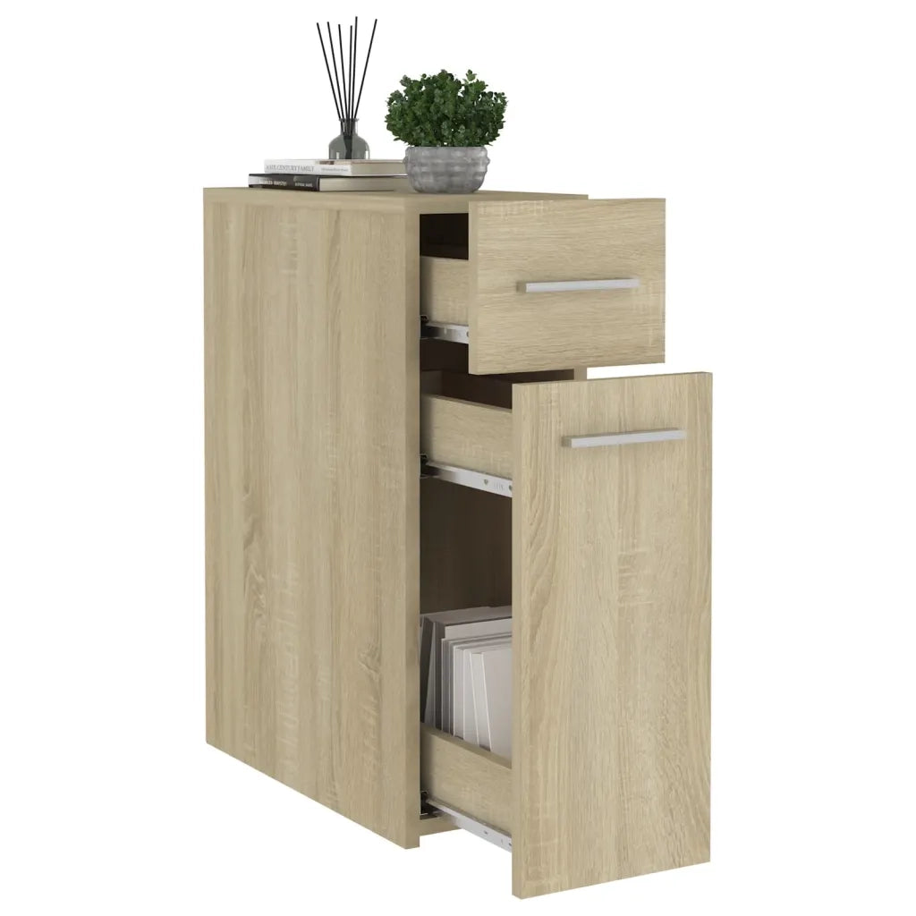 Armadietto da Farmacia Rovere Sonoma 20x45,5x60 cm Multistrato 804214
