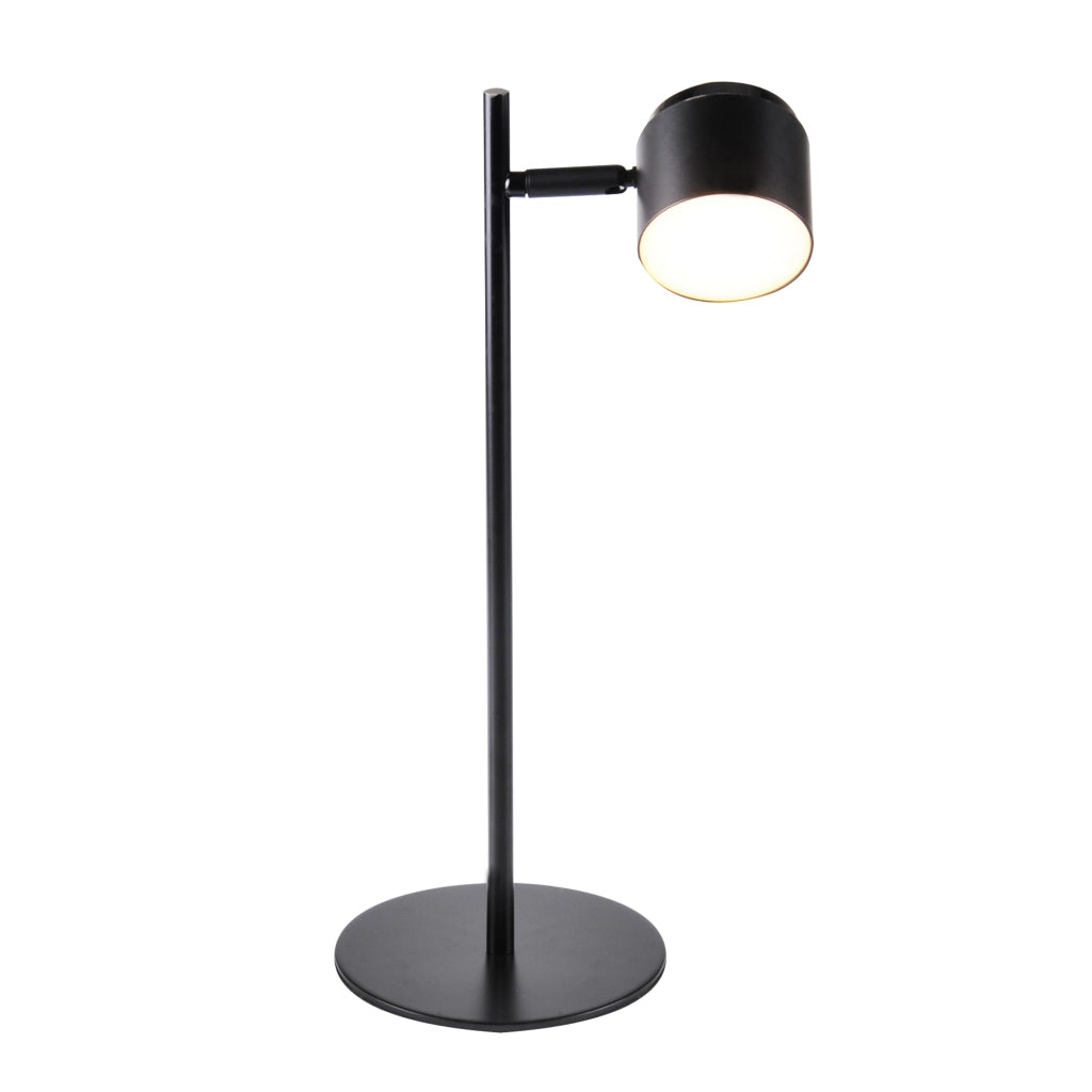 Lampada da scrivania LED nera 3000K 4,2W Kubik Polux