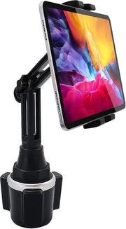 Sostegno per Vassoio per Auto con Braccio Regolabile - 12.9 10.5 - 12 Pro Max - 4-13 pollici Tablet Smartphone