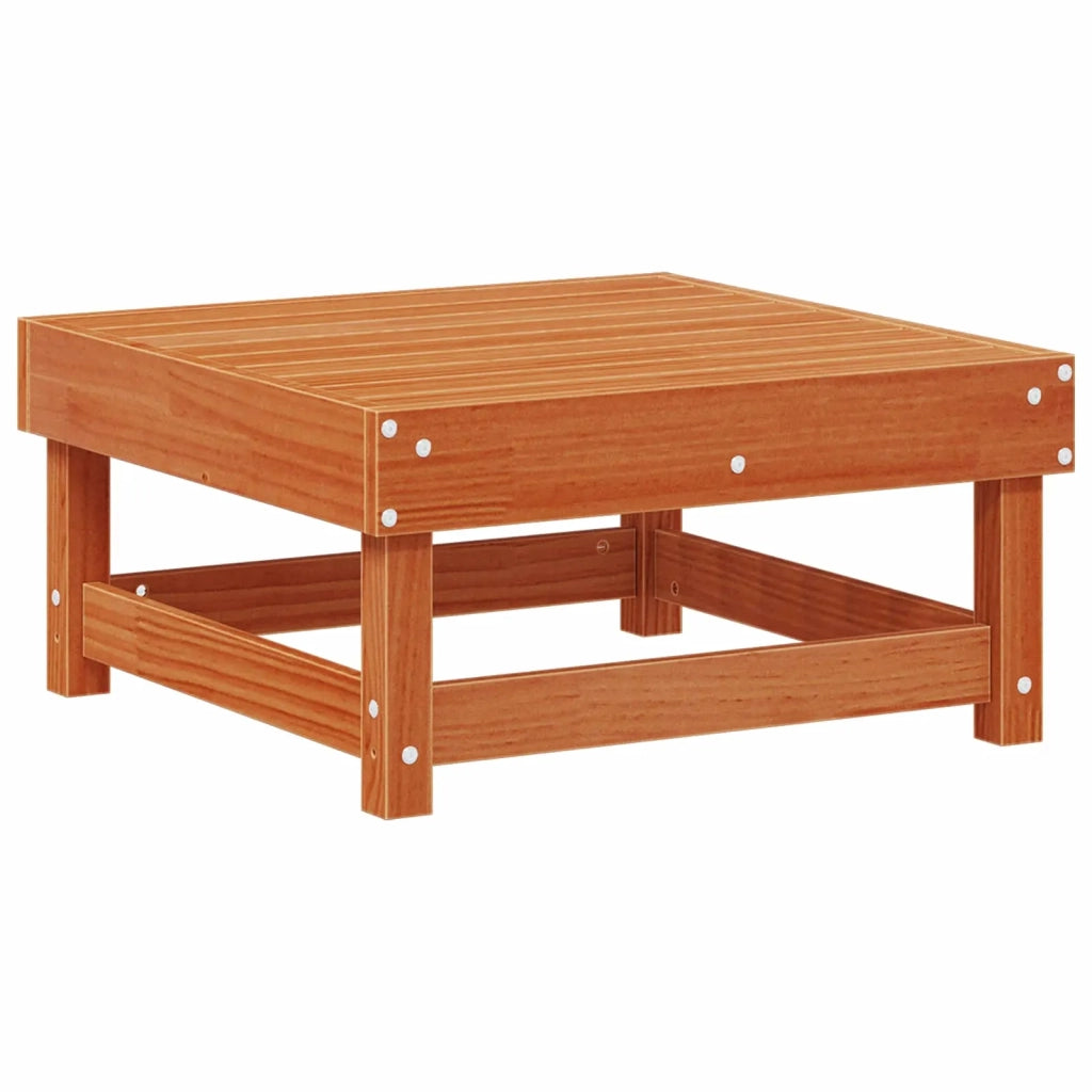 Set Lounge da Giardino 5 pcs Marrone Cera