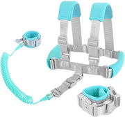 Doppia cintura per bambino, fascia anti-perdita per polso, fascia per spalla per bambini, fascia per bambino, fascia per bambino (verde 2,5 metri)