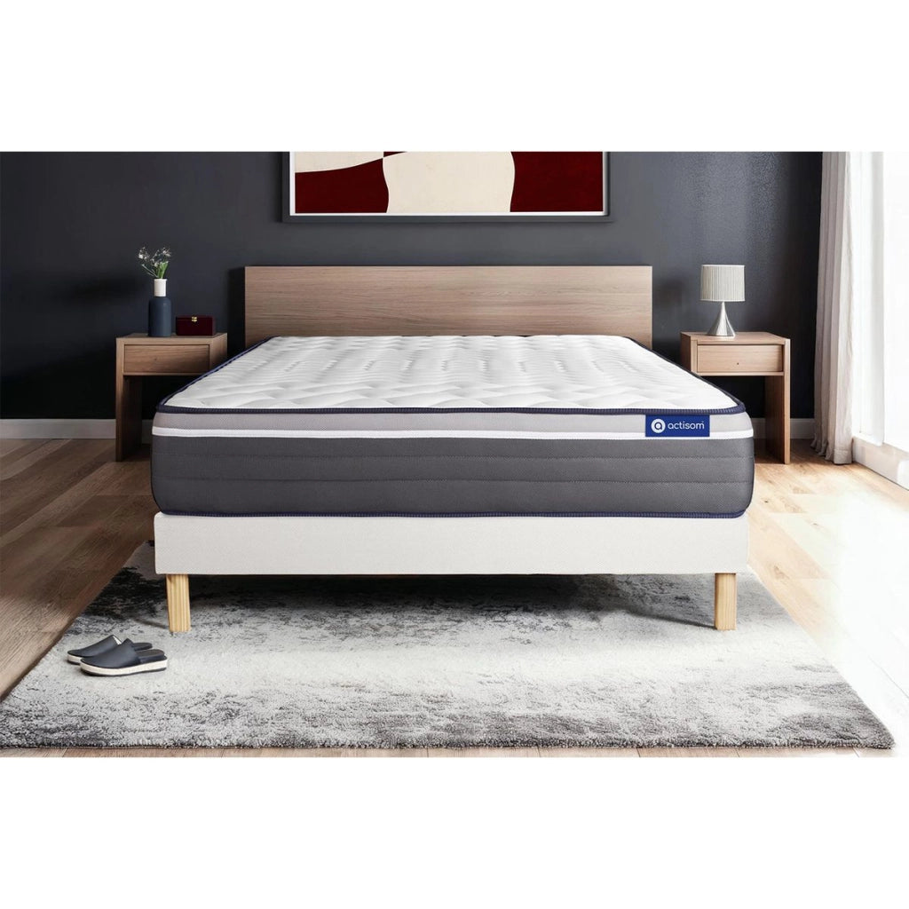 Kit rete e materasso matrimoniale Actilatex plus 150x190cm - Spessore : 26cm - Lattice e memory foam- molto rigido