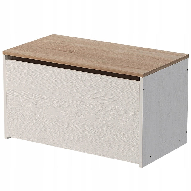 Cassapanca con chiusura per riporre giocattoli, coperte e biancheria da letto, stile loft