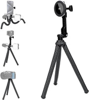 Tripode Flexibile Magnetico per Smartphone e Azione - Stativo Portatile Ottantopode per Vlogging e Streaming in Diretta