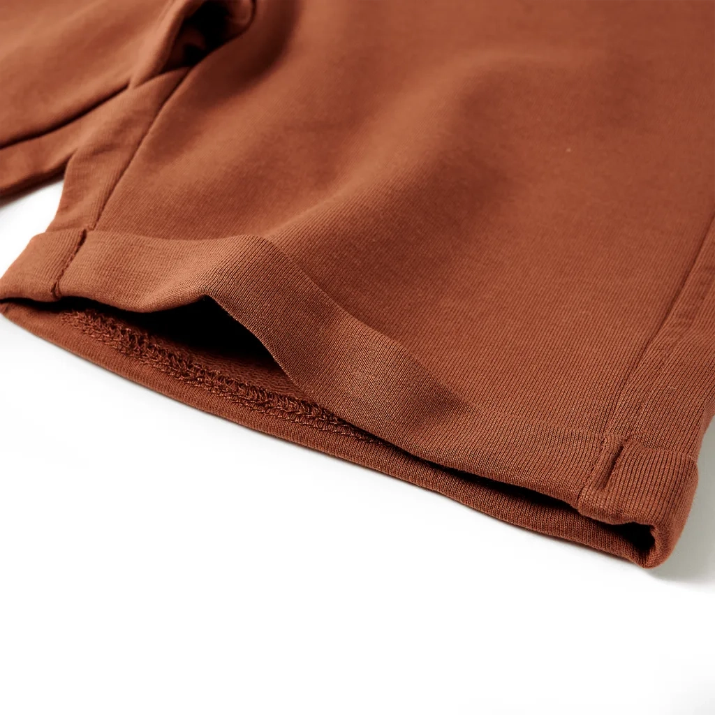 Pantaloncini per Bambini con Coulisse Marrone 116 CFW8411023
