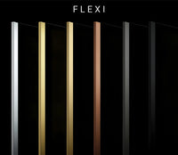 Parete Doccia Rea Flexi Grey / Gold 100