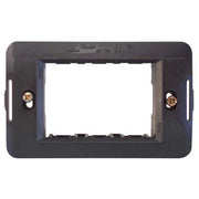 SUPPORTO FRUTTI ONDA MARLANVIL - PC NERO POSTI 3- 25 pezzi