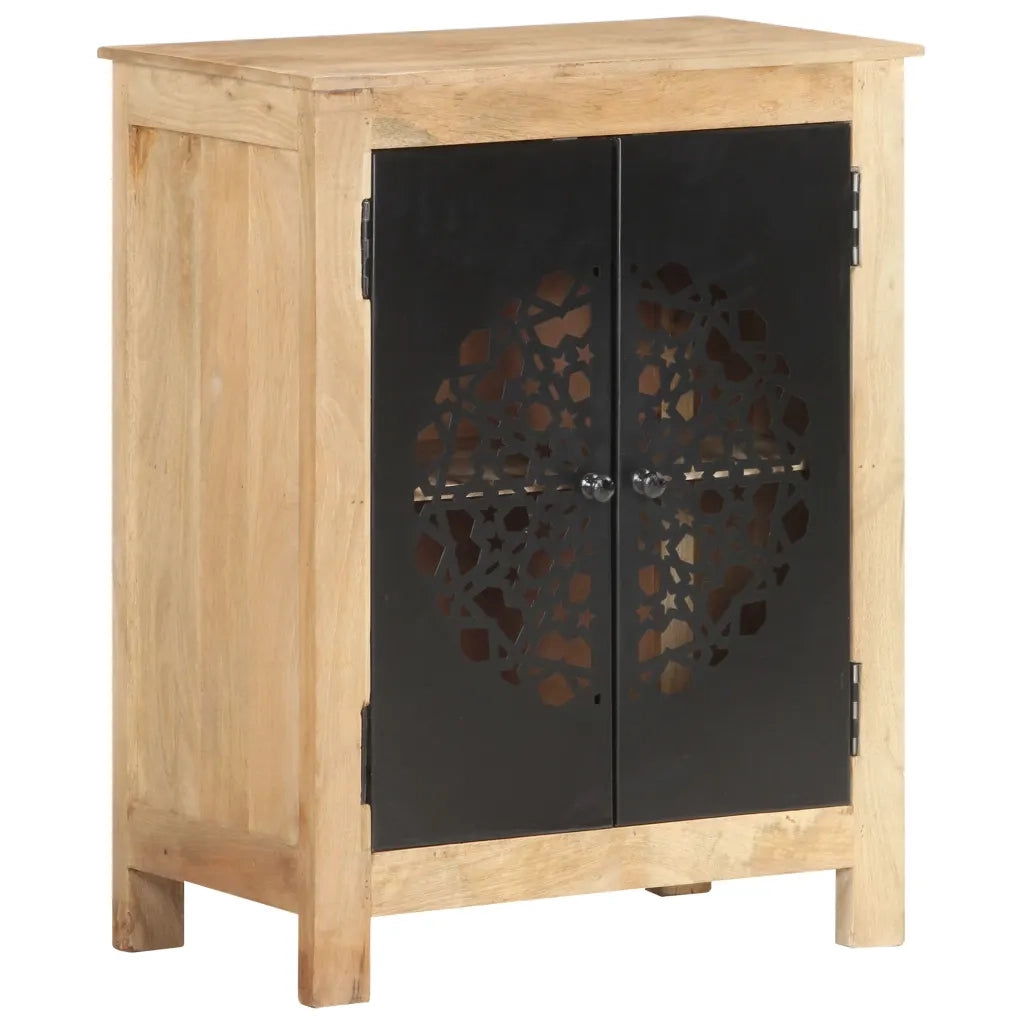 Credenza | Madia | Buffet da pranzo | Armadio da pranzo 60x35x75 cm in Legno Massello di Mango