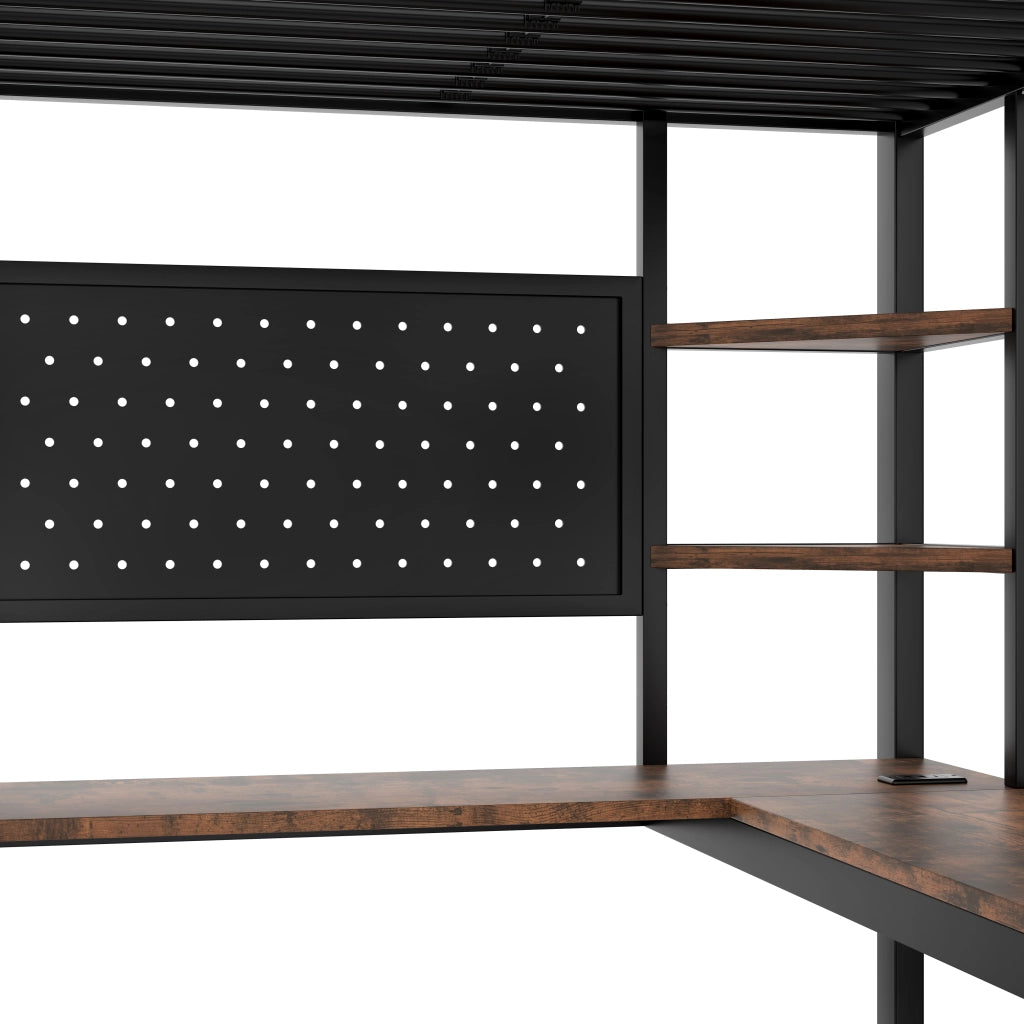 2 Sedie a Dondolo da Giardino con Tavolo; Schienale Alto e Piano in Vetro; Rattan e Metallo; Beige