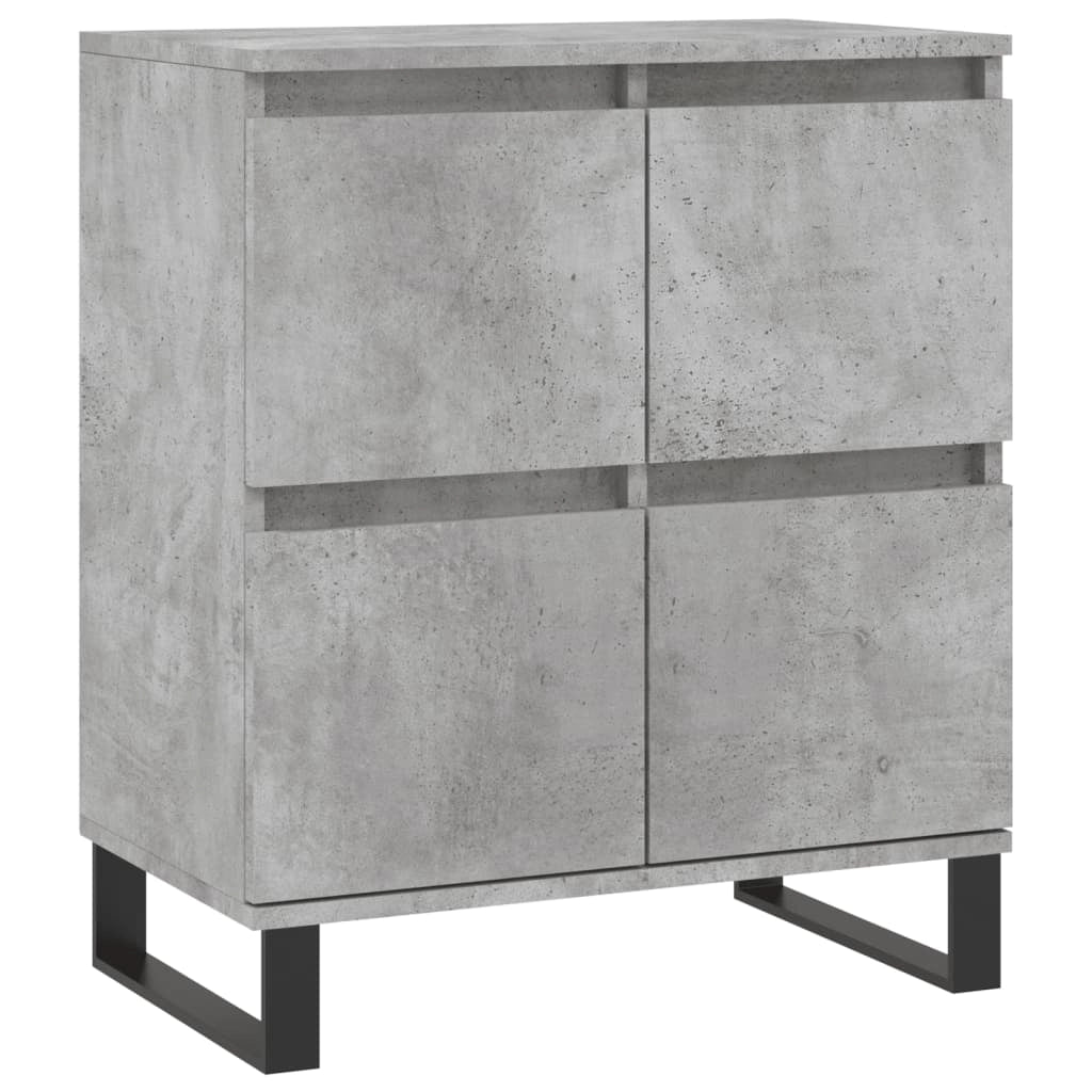 Buffet credenza cassettiera armadio mobile contenitore organizer per cucina soggiorno salotto 60 x 35 x 70 cm legno ingegnerizzato grigio 02_0031973