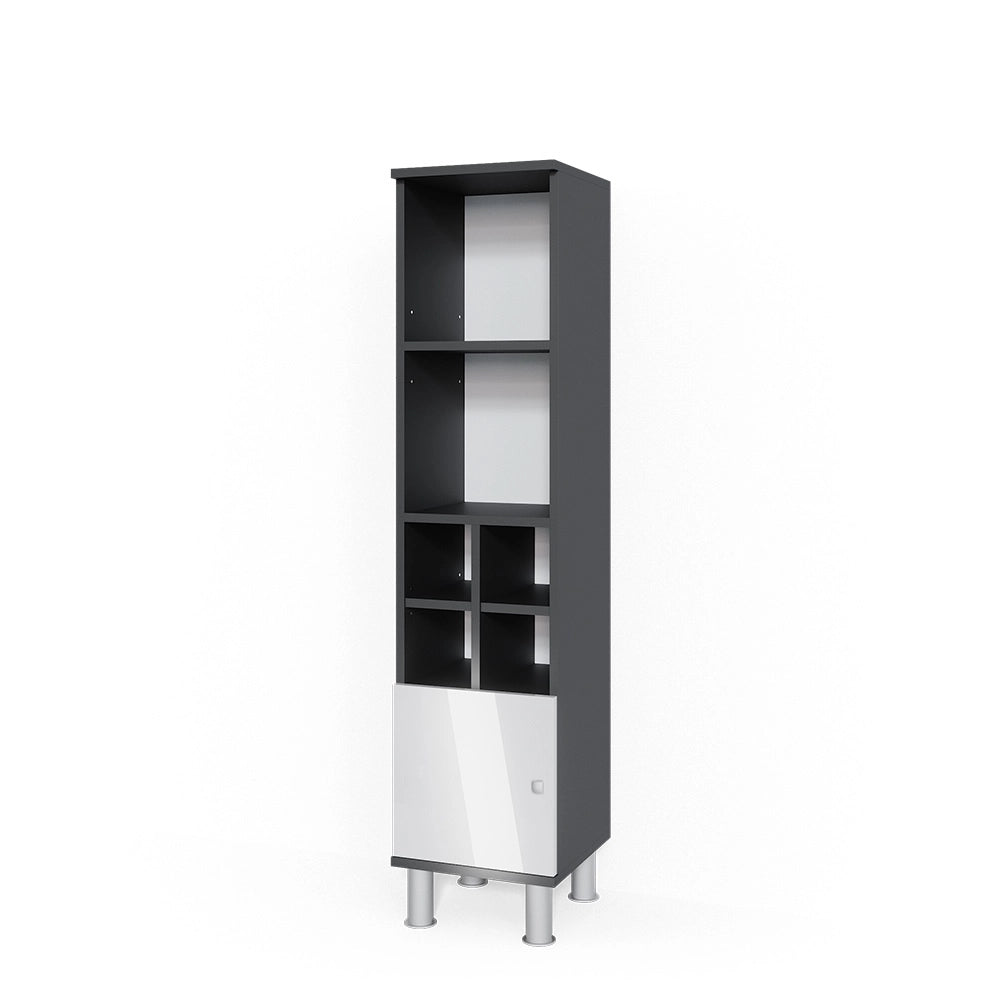 Mobiletto bagno Fynn Bianco lucido 30 x 130.6 cm porta piccola Vicco