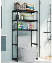 Pannello per bagno, pannello per bagno sopra il water, pannello per lavatrice a 3 strati in metallo, cassettone per bagno pannello per bagno pannello per lavatrice, montaggio facile, carico 15 kg/nivello, 50,5 x 30 x 134 cm