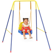 Altalena per bambini 3 in 1 ¨C zephmum ¨C Pieghevole, regolabile, multicolore