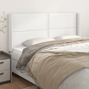 Testiera ad Orecchio Bianco 203x16x118/128 cm in Similpelle 3119549