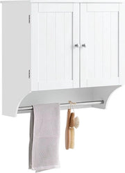 Cassa d'armadio per bagno - Cassetto per medicinali - Cassetto di stoccaggio - Piastra regolabile - Cassetto con chiusura magnetica - Supporto per asciugamani - 60cm x 60cm x 30cm
