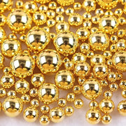 Accessori per gioielli in plastica 100 pezzi 10 mm - Nodi in plastica rotondi - Decorativi nodi per gioielli - Accessori per gioielli decorativi - Senza foratura
