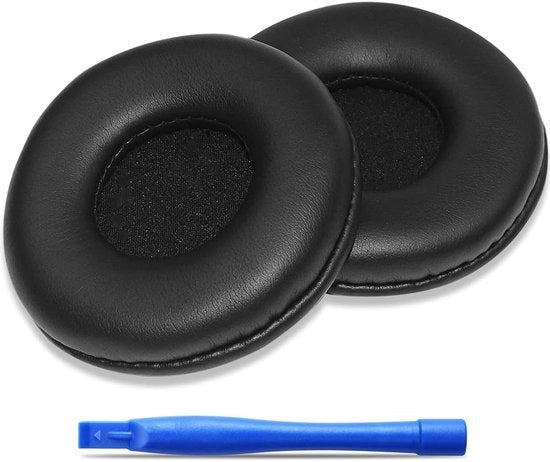 Orechie di cuffia sostitutive in pelle artificiale - compatibili con AKG K518/K518DJ/K81/K518LE - ademanti - confortevoli - installazione facile - cuffie di testa imbottite