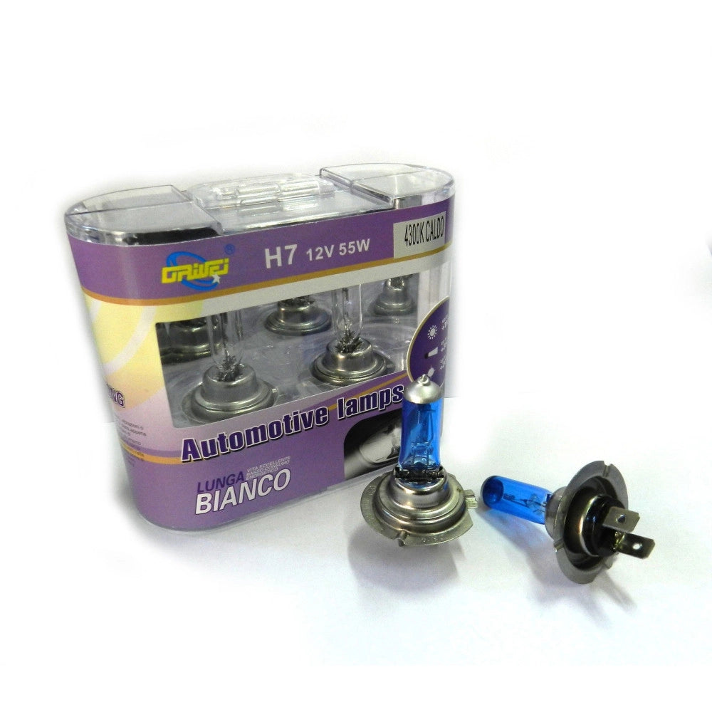 Trade Shop - Fari Lampadine Xeno Auto Attacco H1 H4 H7 Bianco Caldo Freddo Ad Alta Luminosità -