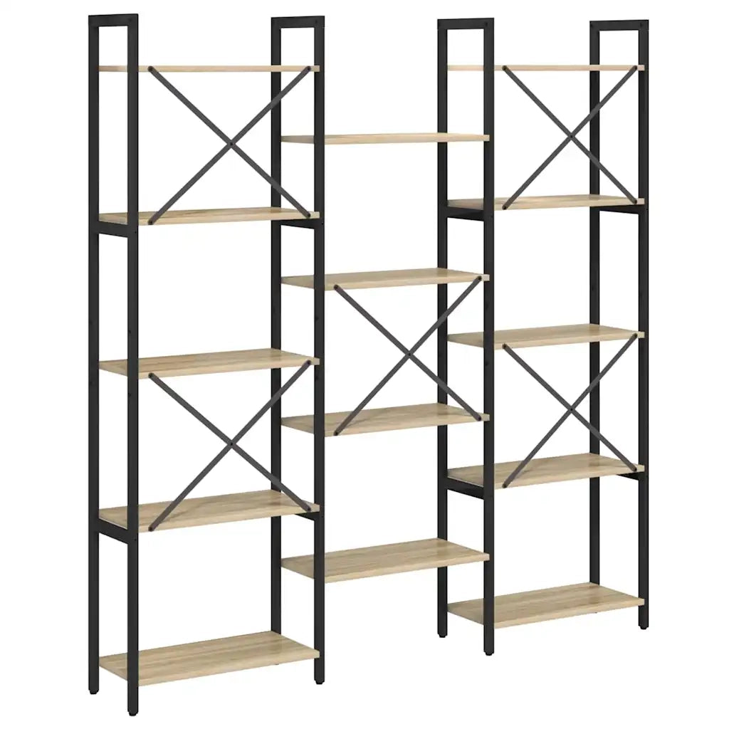 Libreria Rovere Sonoma 156 x 25 x 167 cm Legno multistrato 868342