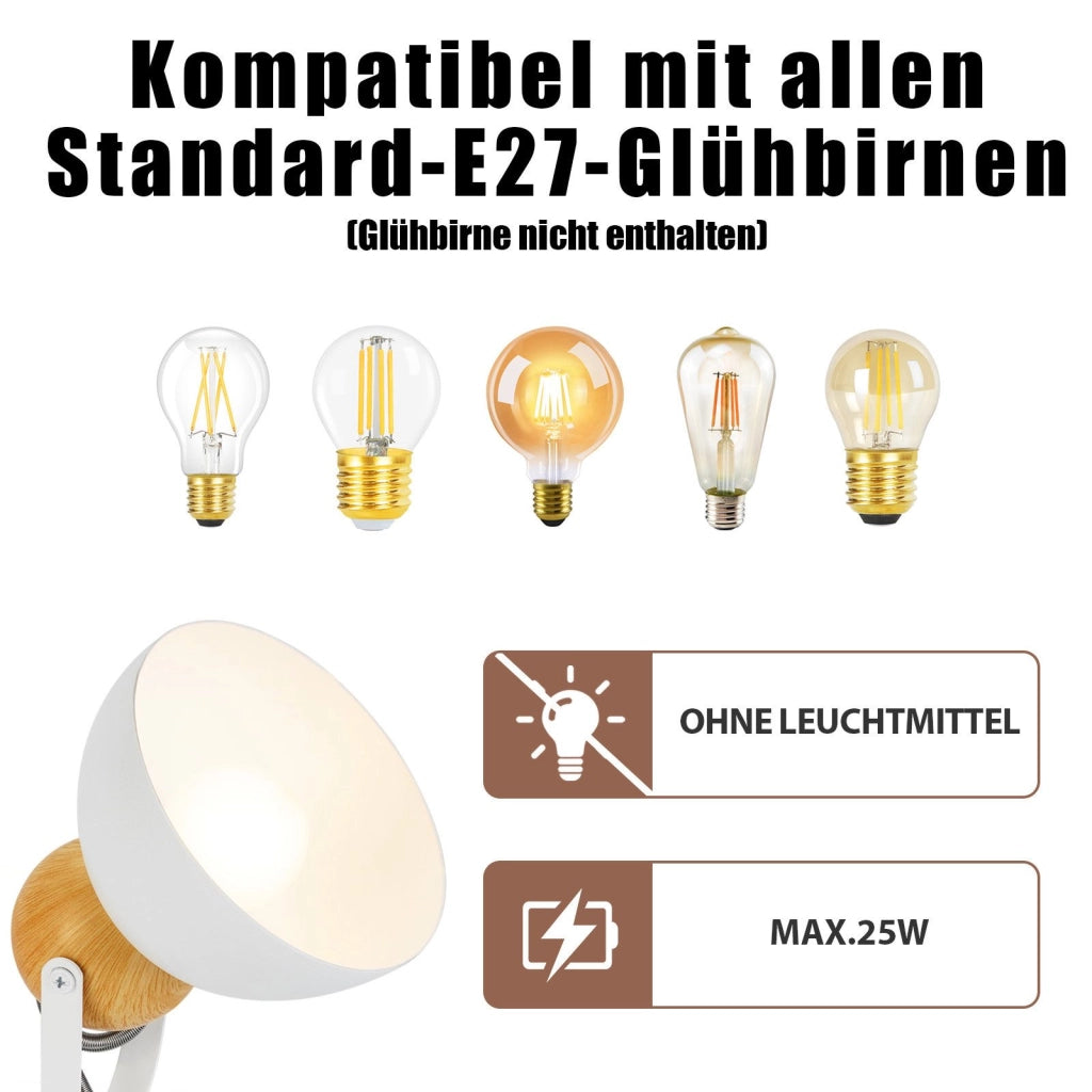 ZMH Faretto da soffitto a 2 luci orientabile a 350° Vintage Plafoniera Soggiorno