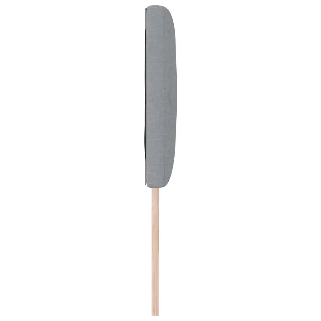 Testiera | Testata Grigio chiaro 200 cm Tessuto