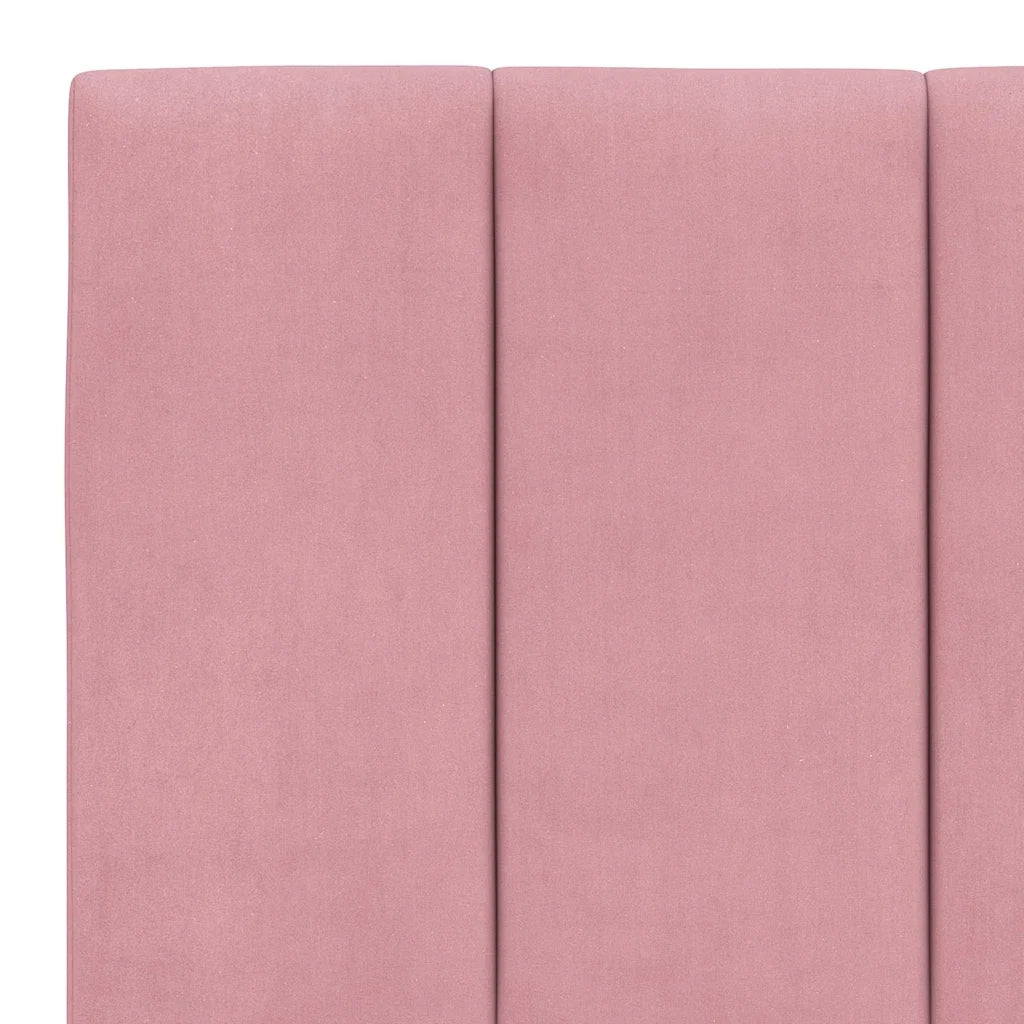 Cuscino Testiera Hanko Rosa 200 cm in Velluto CFW2459048