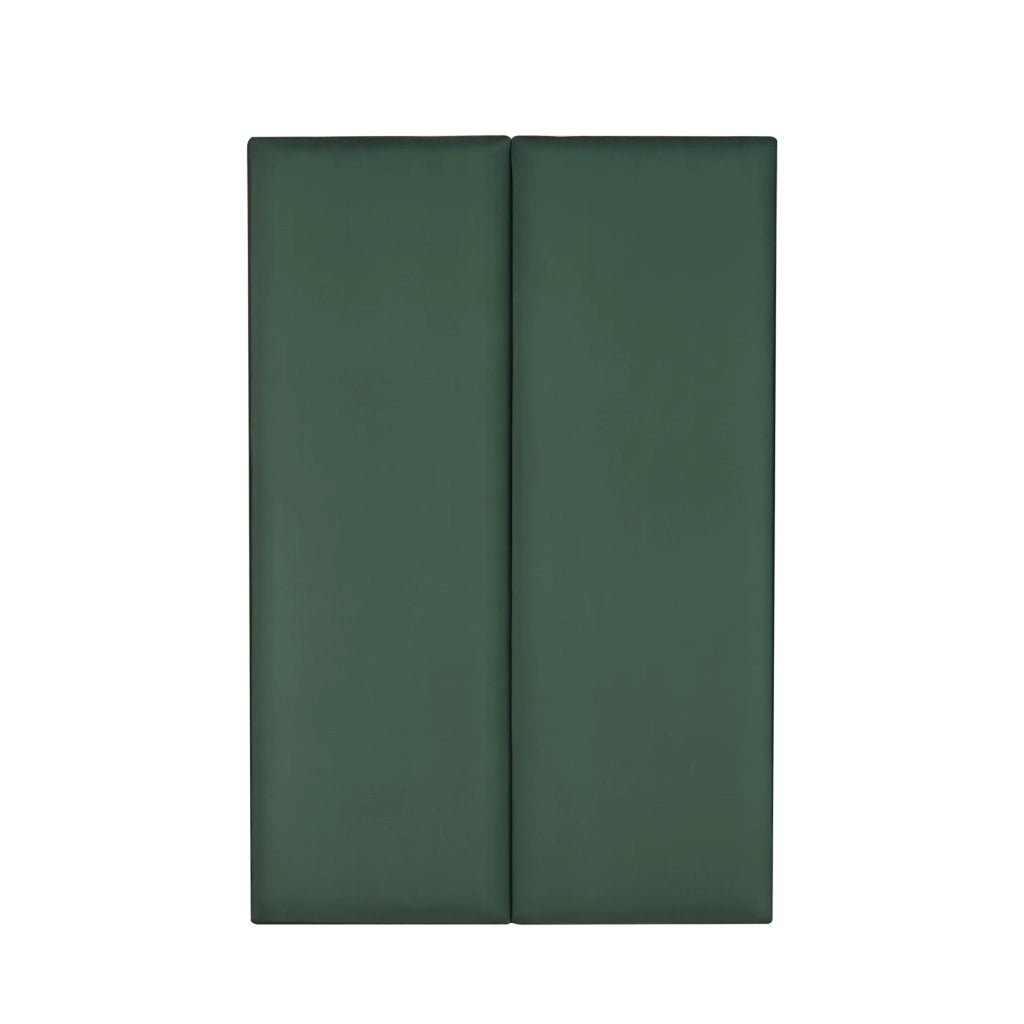 Set di 2 cuscini da parete in velluto 90 x 30 cm verde scuro 03_0010586