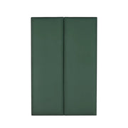 Set di 2 cuscini da parete in velluto 90 x 30 cm verde scuro 03_0010586