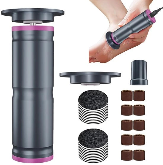 Rimozione Calli Elettrica con Velocità Senza Gradini - Pedicure per Pelli Secche