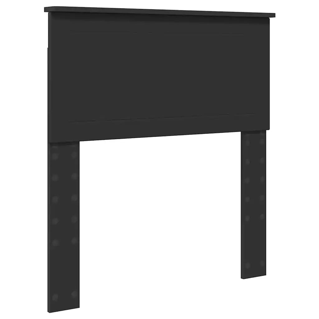 Testiera-Testata-Testiera Decorativa Rovere Nero 80 cm Legno multistrato 911549