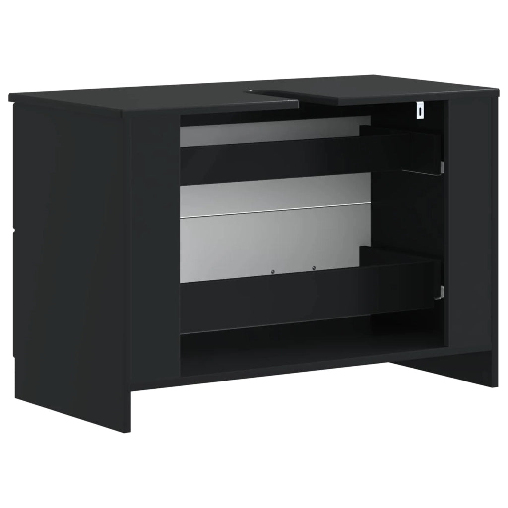 Armadio per Lavabo da Bagno UTRECHT Nero 82 x 41 x 56 cm 897676